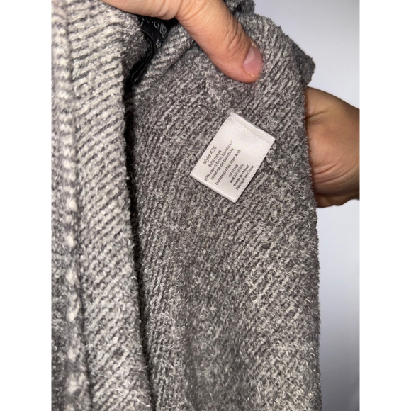 Women's Barefoot bamboo chic light Dreams Cardigan S/M Gray Soft - Picture 4 of 4
